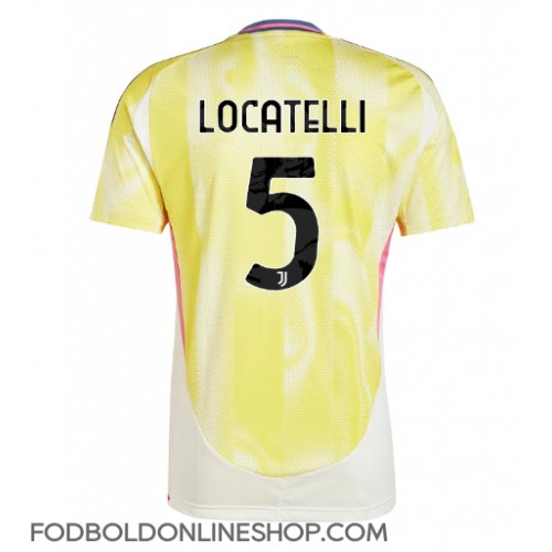 Juventus Manuel Locatelli #5 Udebanetrøje 2024-25 Kortærmet